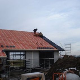 Afbeelding dakbedekking nieuwbouwproject